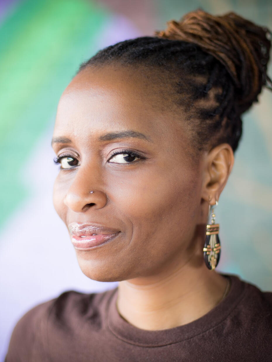 Portrait of writer-director Ekwa Msangi.